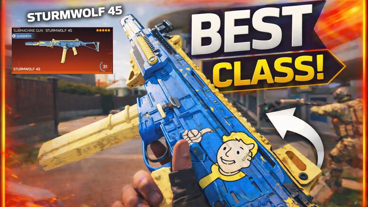 *BEST* STURMWOLF 45 SMG CLASS IN BLACK OPS 7!! (Sturmwolf 45 Class Setup) - Season 01