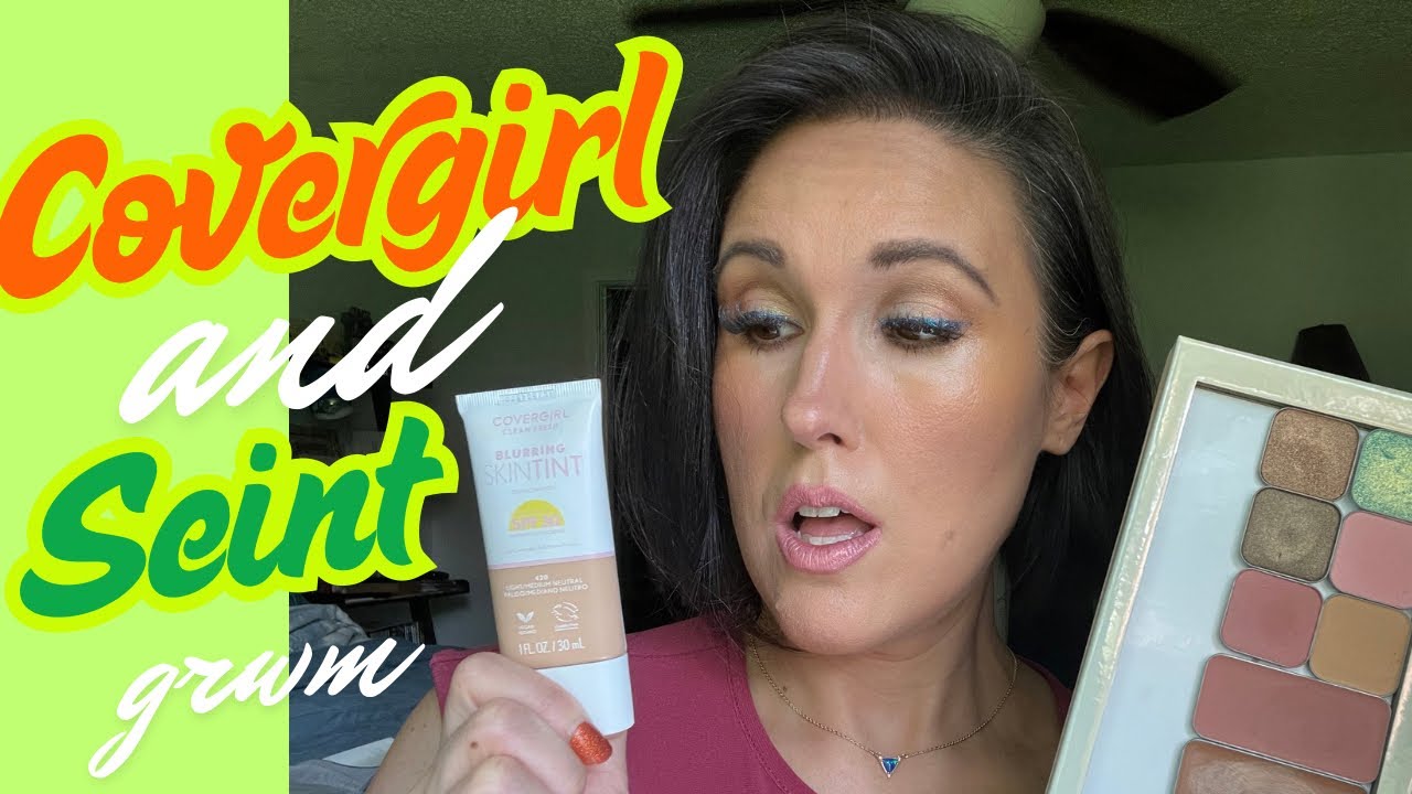 GRWM Covergirl Blurring Skin Tint and Seint Last Chance Shadows!