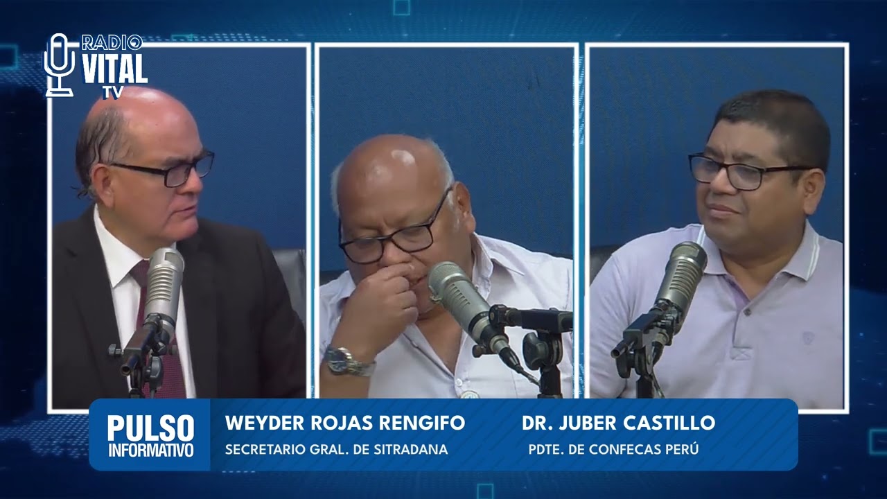 Weyder Rojas  Rengifo  - Secretario Gral. de SITRADANA y Dr. Juber Castillo - Pdte. de CONFECAS PERÚ