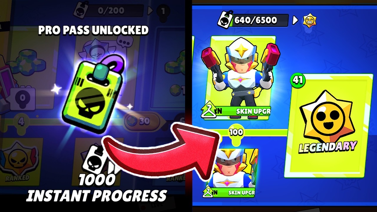 Ez&eacute;rt Vettem Meg az &Uacute;J PRO PASST a Brawl Starsban!😍