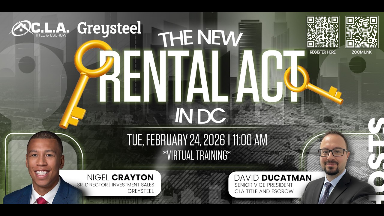 The New Rental Act in DC