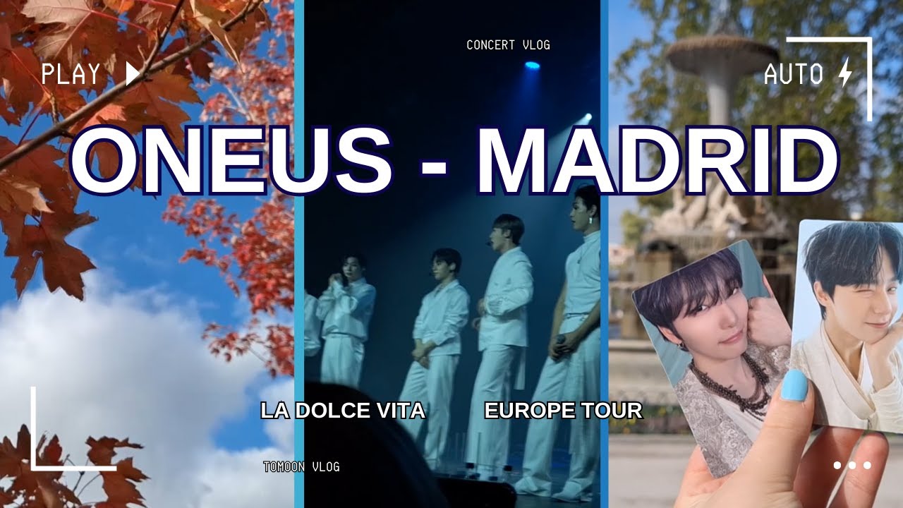 [ENG/ESP] ToMoon VLOG - ONEUS 'La Dolce Vita' WORLD TOUR IN MADRID