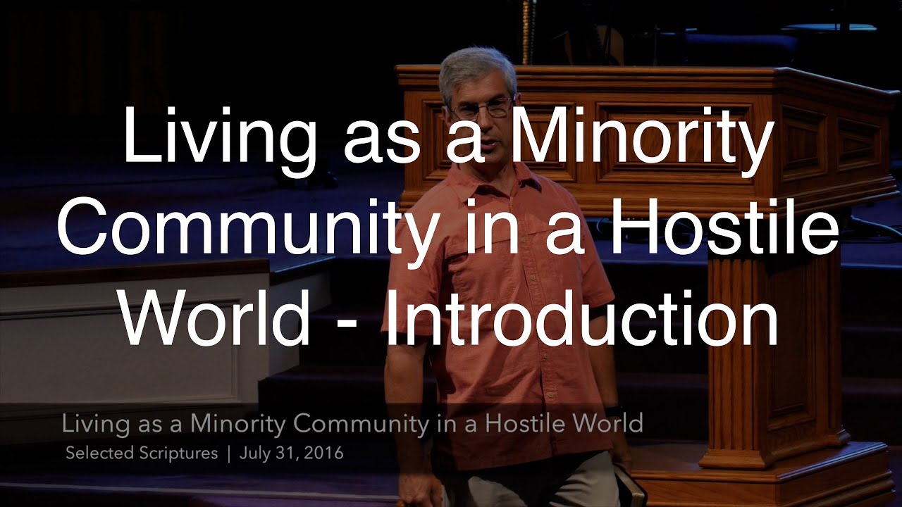 Living as a Minority Community in a Hostile World - Introduction