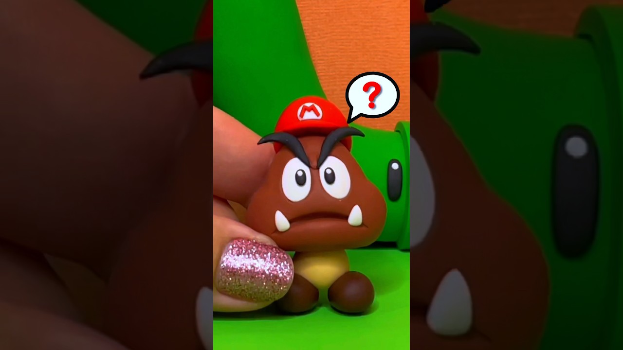 Гумба Марио из Super Mario Bros. Wonder - Полимерная глина #supermario #clay