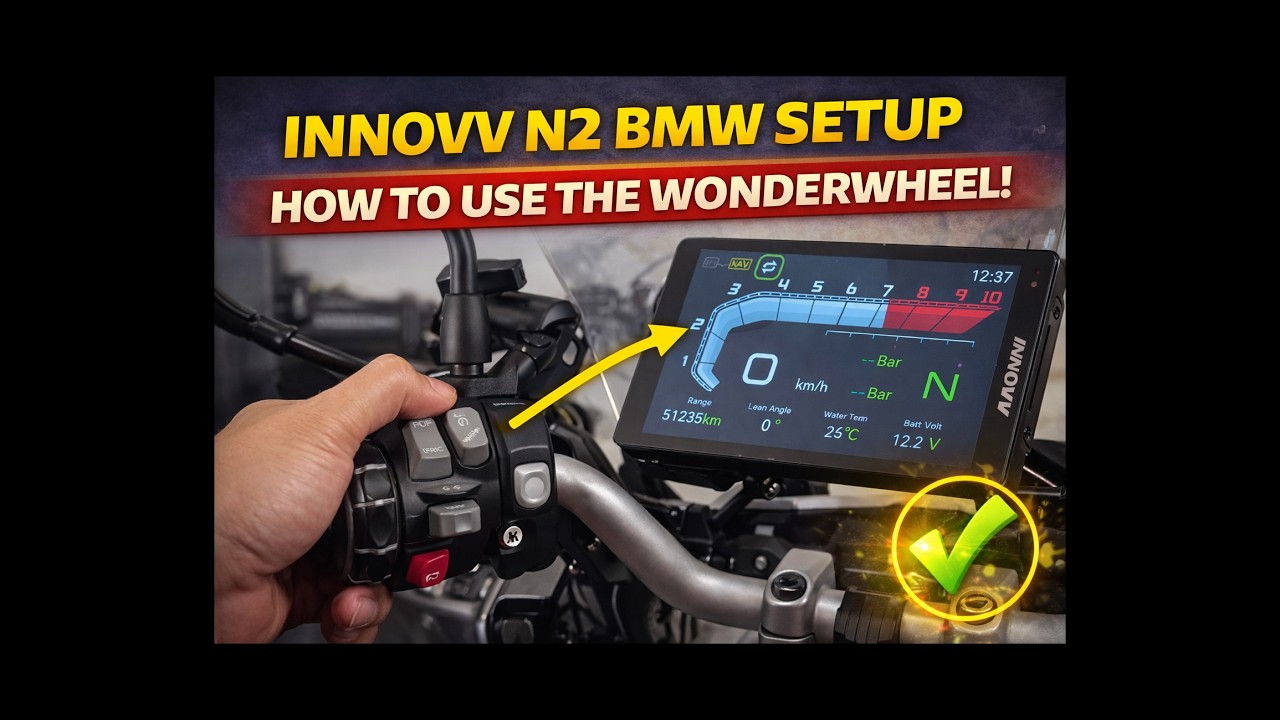 Innovv N2 for BMW Tutorial | CarPlay Setup & WonderWheel Control Explained