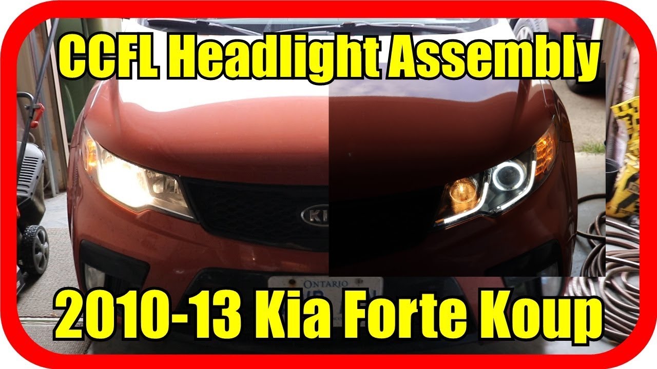 2010-13 Kia Forte Koup - CCFL Headlight Assembly Installation