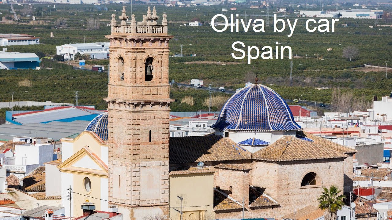 Oliva by car, Costa Blanca, Spain, 4.06.2024