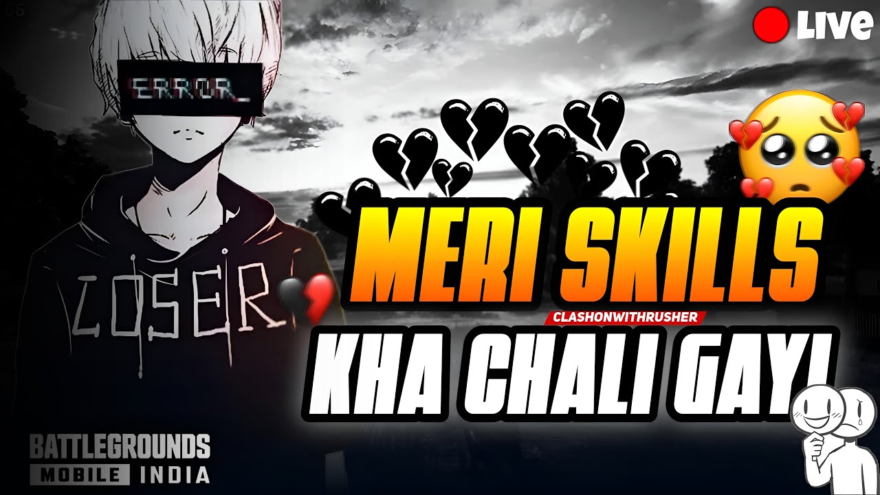 MERI SKILLS KHA CHALI GAYI? 😔 | BGMI Live Stream | Intense Matches & Comeback 🔴 LIVE