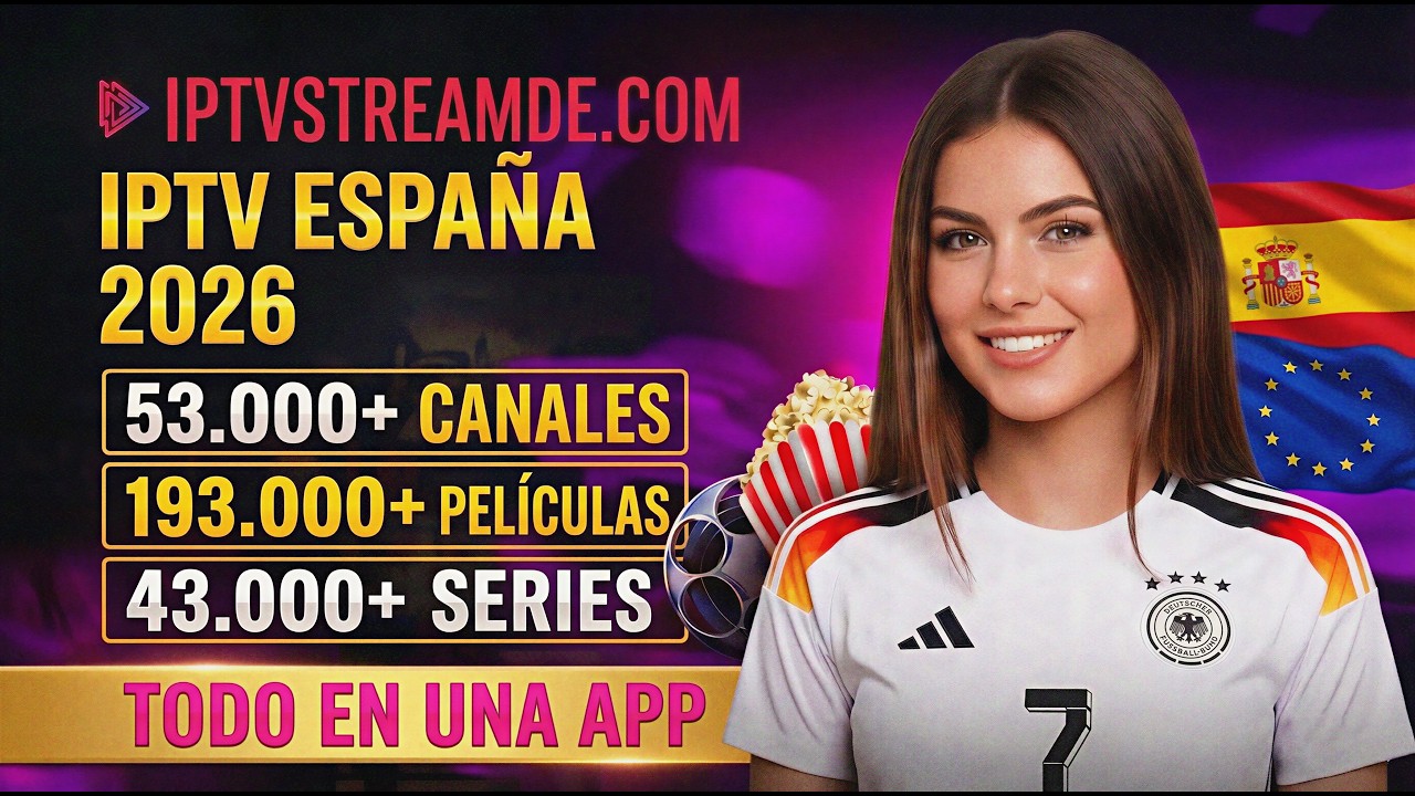 El Mejor IPTV para Espa&ntilde;a en 2026 &mdash; &iexcl;Ve La Liga, Series y Pel&iacute;culas en 4K!