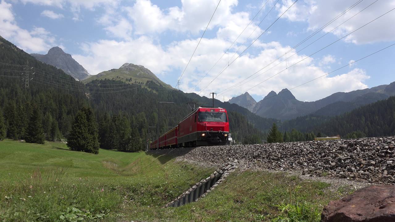 RhB Albulabahn 2015 4K