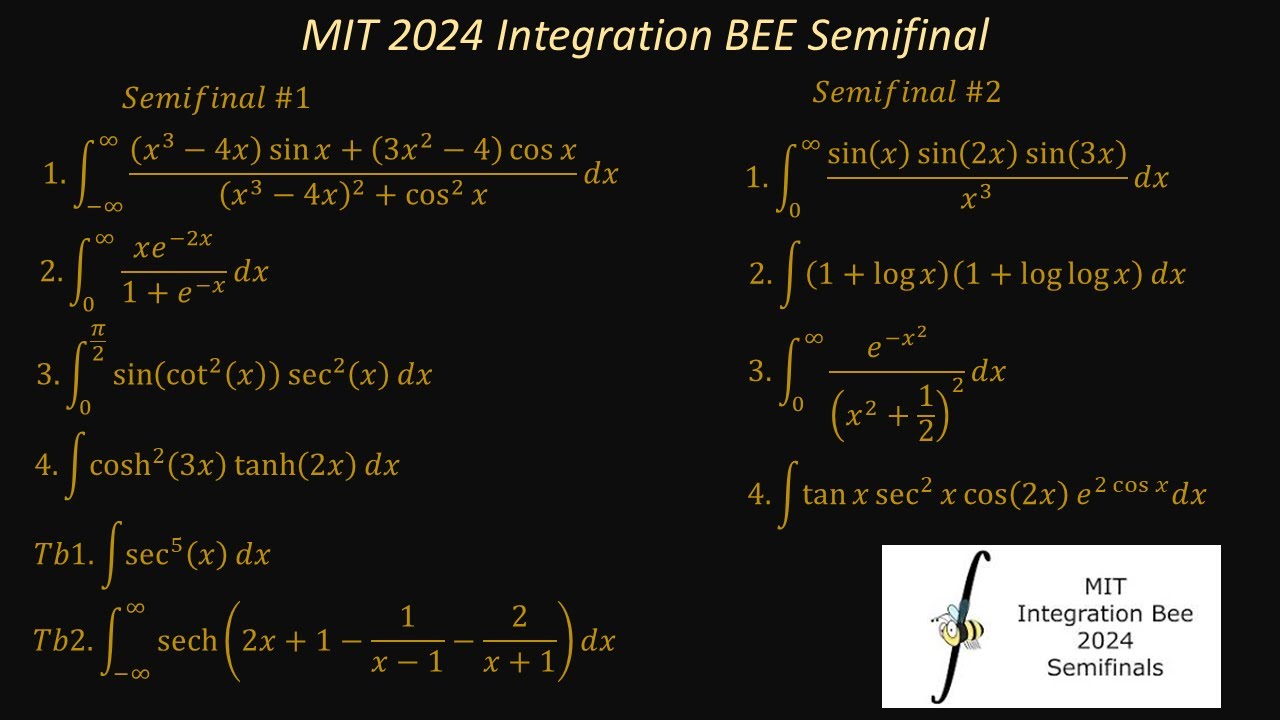 MIT 2024 Integration Bee Semifinal