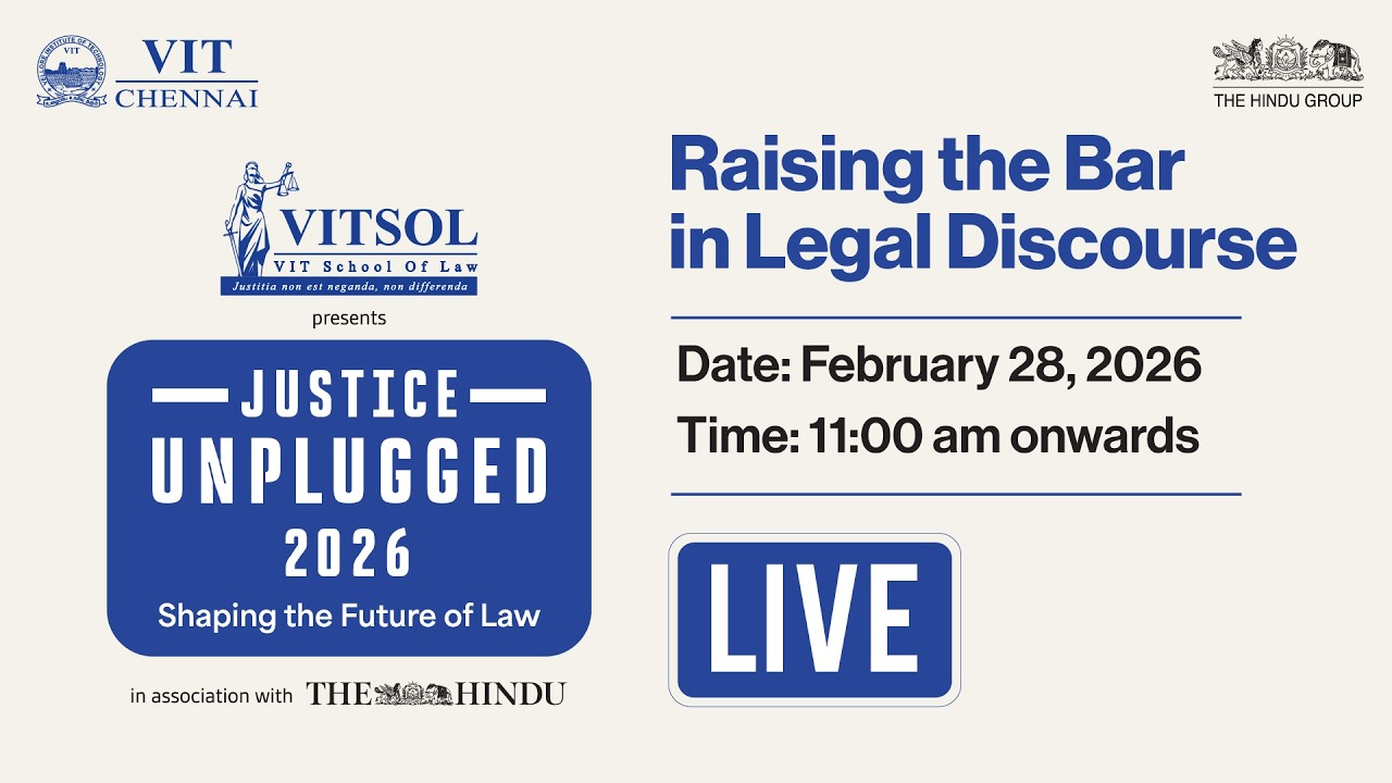 🔴 LIVE | Justice Unplugged 2026 &ndash; National Law Conclave | New Delhi