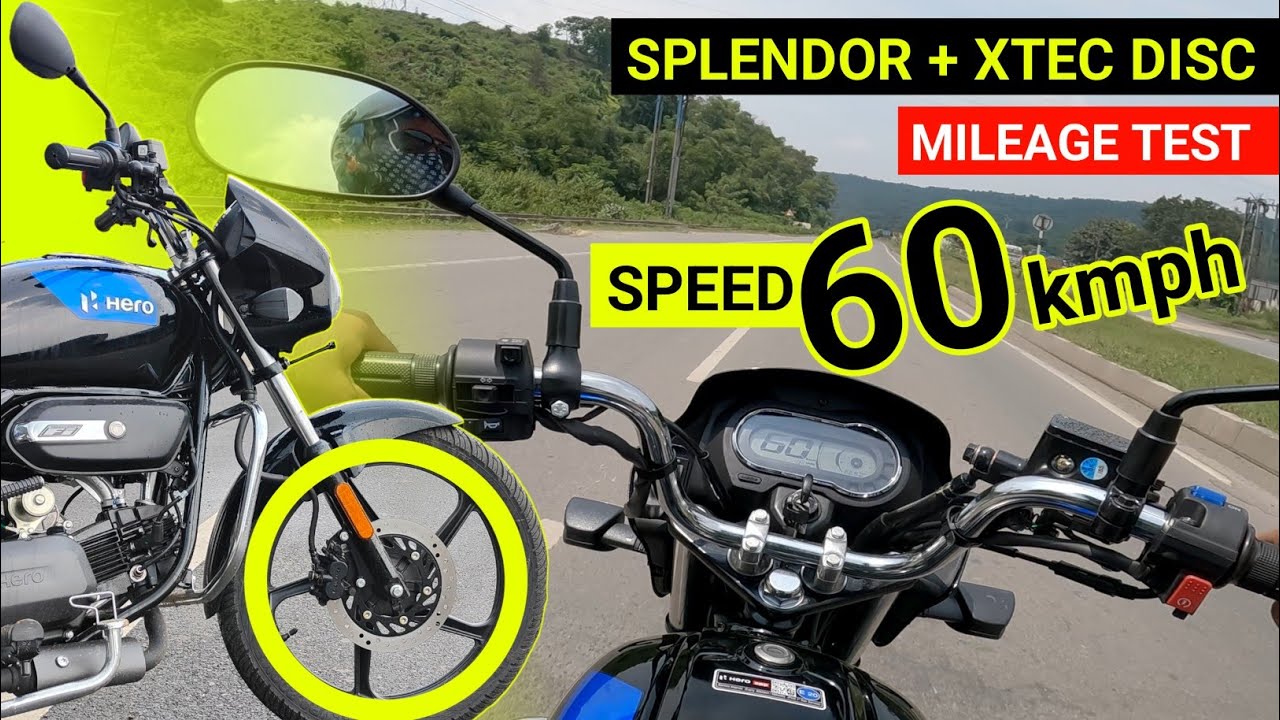 New Hero Splendor Plus Mileage Test | Hero Splendor Plus Mileage Test New Model 
