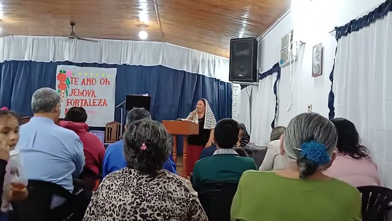 Hna sara sarea, en iglesia herederos de cristo las breñas chaco...