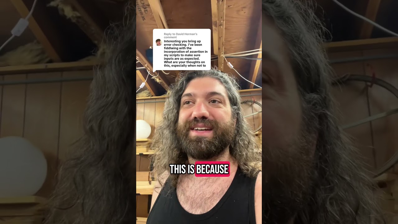 when and where you should use assert statements in your programs.