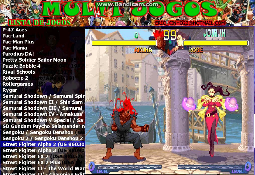 sistema multi jogos arcade