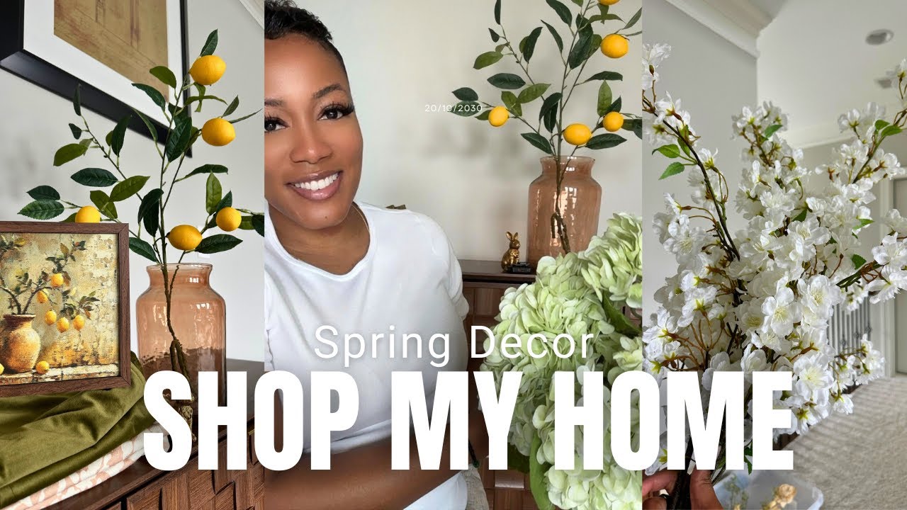 Shopping My Home for Spring Decor | No New Purchases
