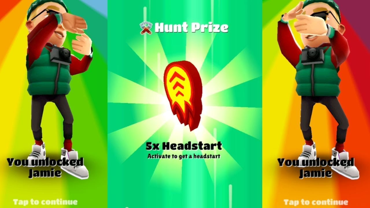 UNLOCKING JAMIE ON SUBWAY SURFERS HONG KONG!