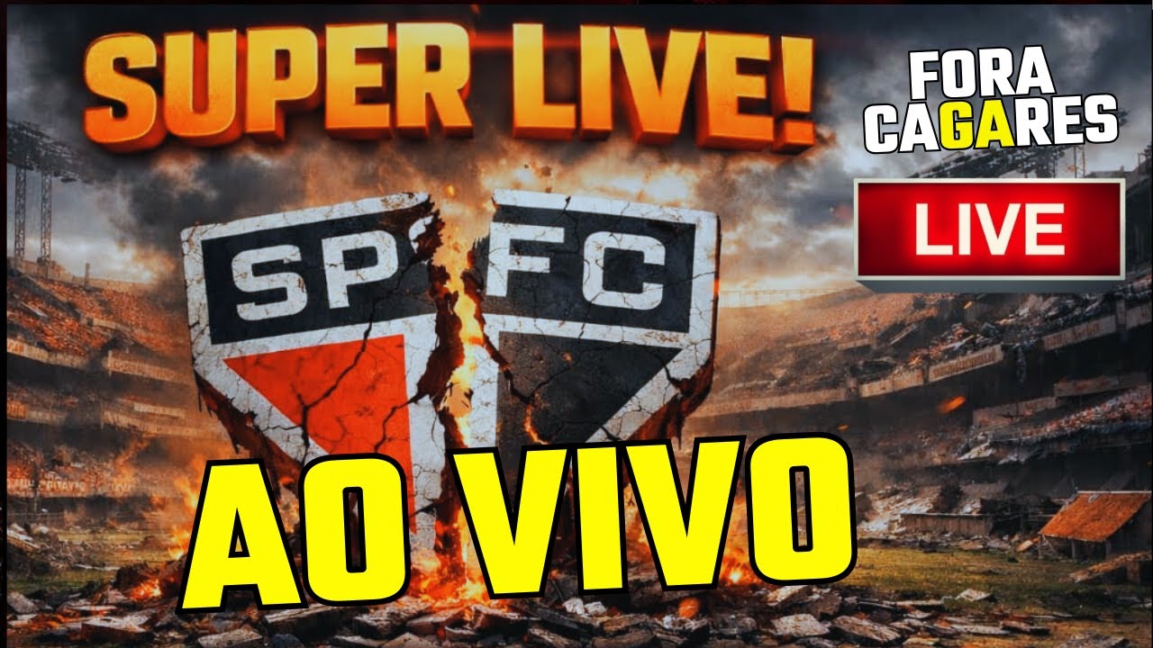SUPER LIVE! PELA SALVAÇÃO DO SÃO PAULO FC.