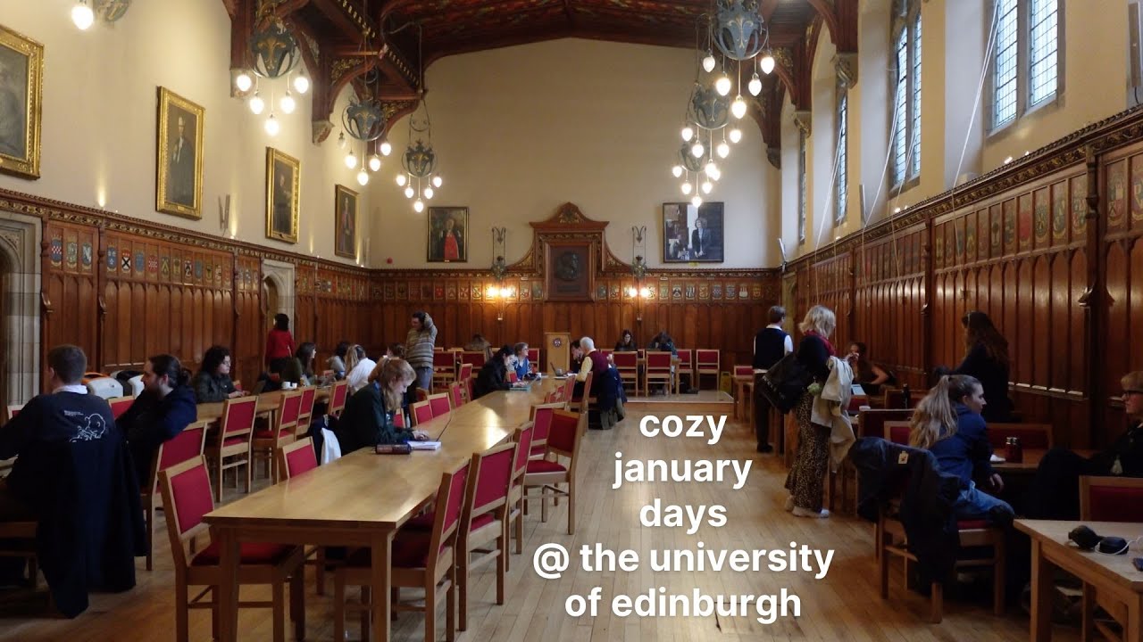 cozy january days @EdinburghUniversity 🫶