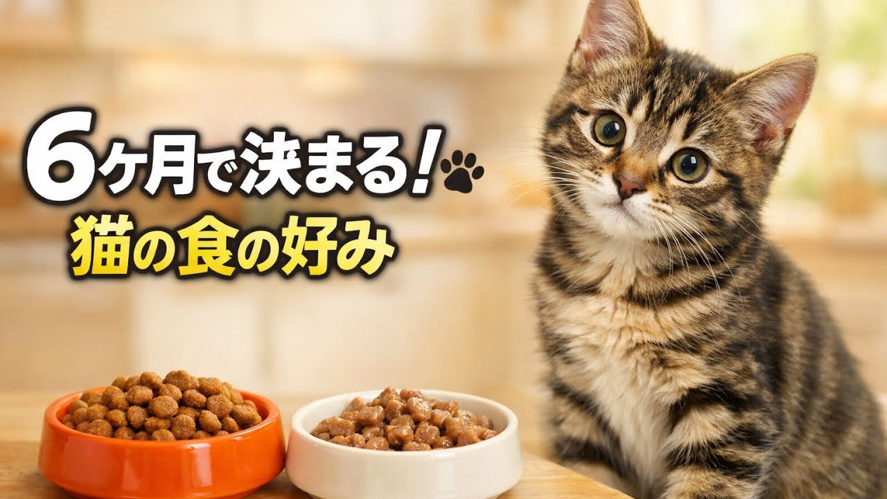 猫の食の好みは生後6ヶ月で決まる！子猫期にやるべき偏食対策【猫雑学】