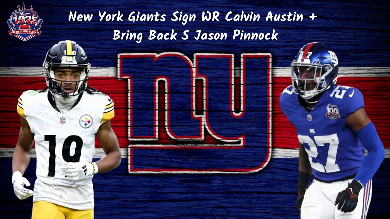 New York Giants Sign WR Calvin Austin | S Jason Pinnock Returns | Aaron Stinnie | Elijah Campbell