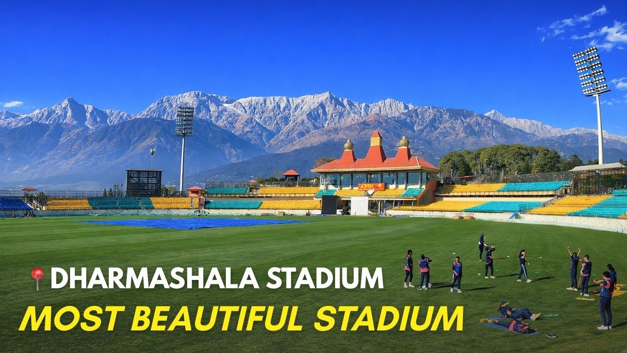 Most Beautiful Stadium In the World : Dharamshala Stadium ( HPCA STADIUM ) Walking Tour !