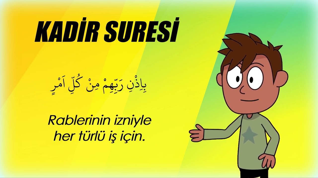 Çocuklar için Tekrarlı Kadir Suresi @muhammedaydn
