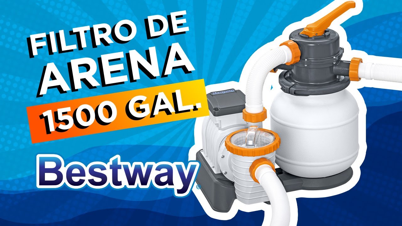 Cómo armar e instalar filtro de arena Bestway Flowclear™ 1500 gal