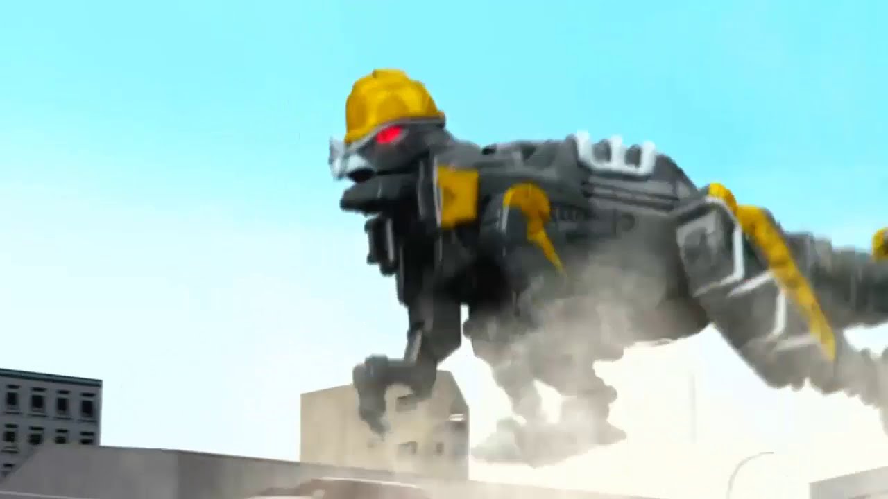 Power Ranger Dino Charge | Nuevo zord del Ranger Grafito - Capitulo 15