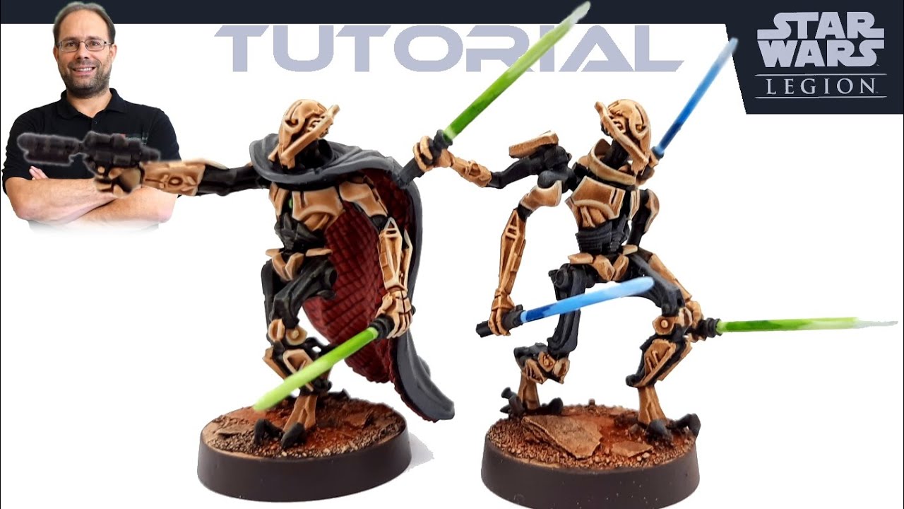 Bemal Tutorial: General Grievous / Star Wars Legion für Einsteiger (Minis, (Tabletop, Chefoberboss)