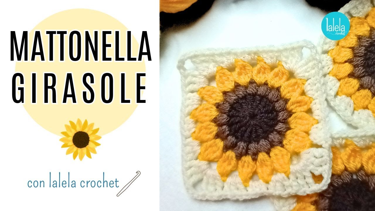COME FARE LA MATTONELLA COL GIRASOLE. STUPENDA!