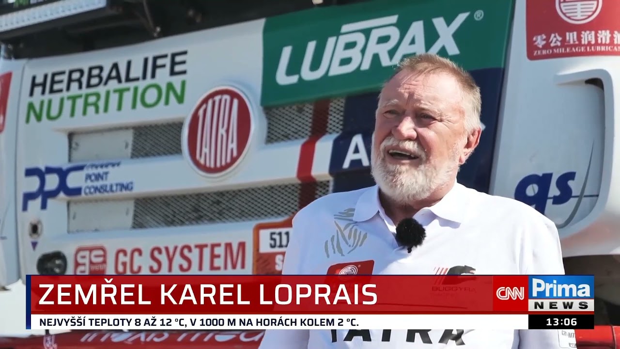 CNN PRIMA NEWS - Opustil nás Karel Loprais
