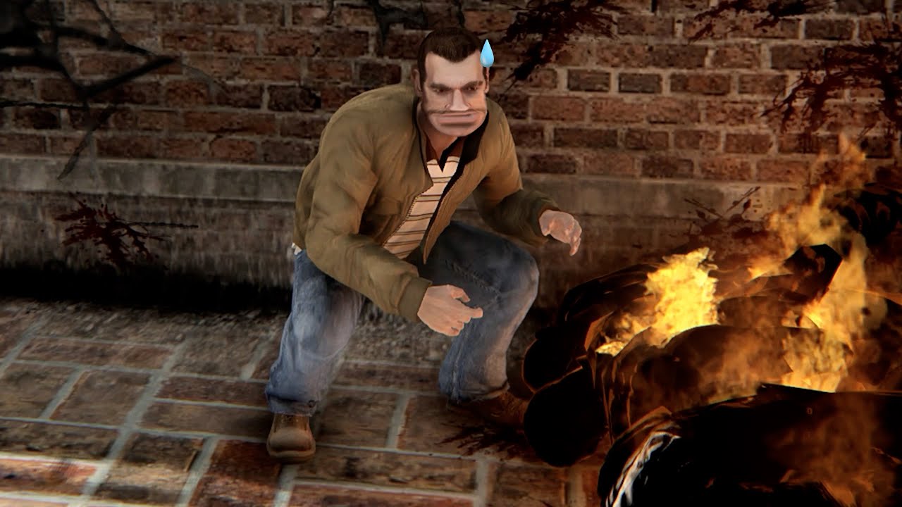 In traffic at a speed of 9999999,Little Jacob finally doesn't have to die！ - GTA4