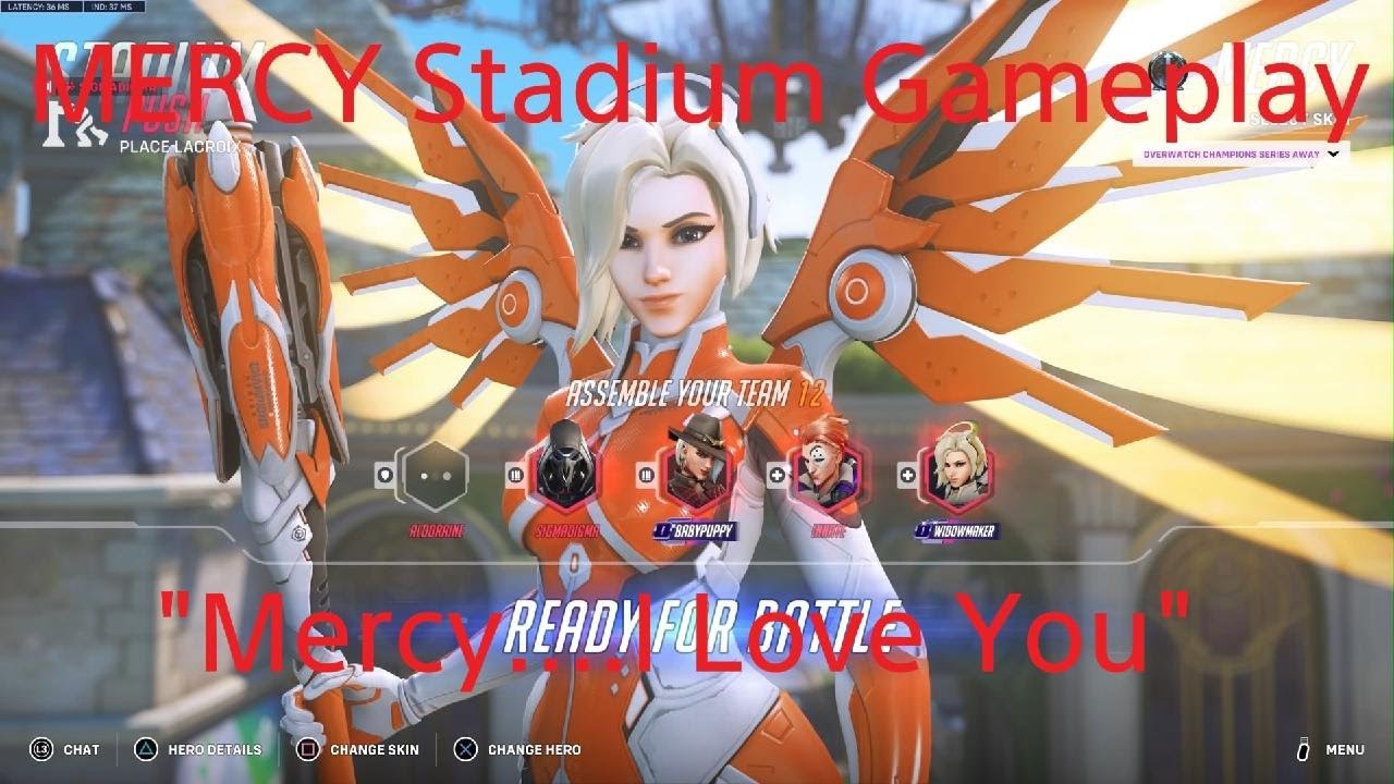 Overwatch 2- MERCY stadium Gameplay