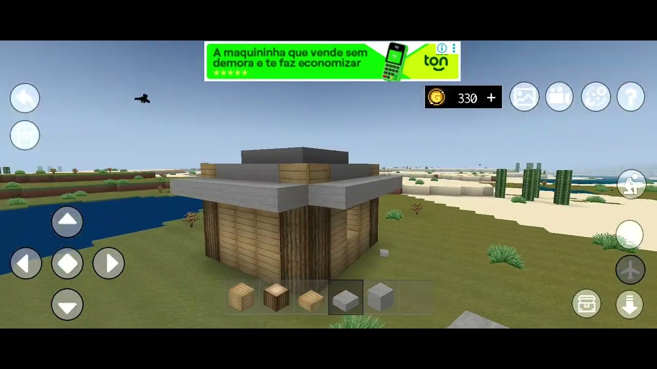 Como construir uma casa no Mini blok craft 
