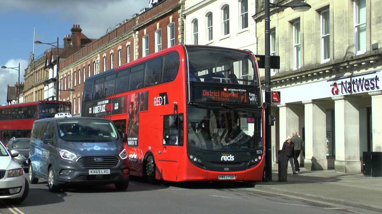 BUSES AT SALISBURY FILMED IN MARCH 2020 BY DAVE SPENCER OF PMP
