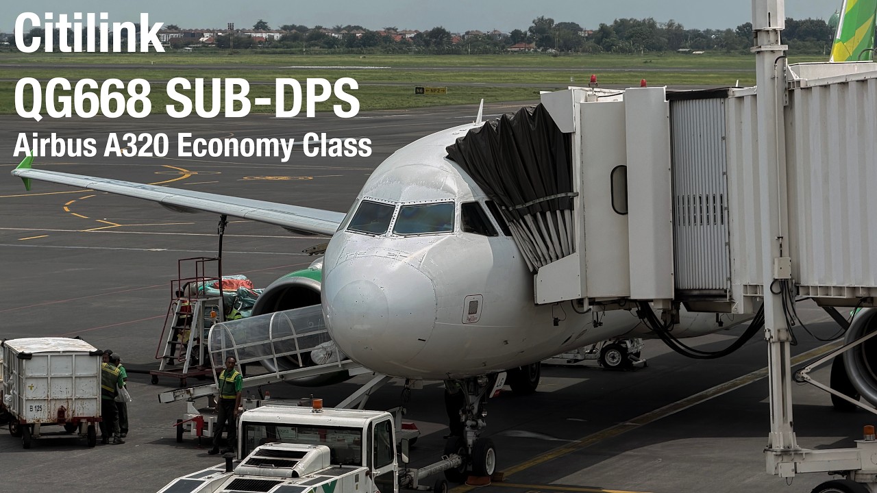 Citilink QG668 Surabaya - Denpasar Bali Flight Report + Blue Sky Lounge Juanda Domestic (Indonesian)