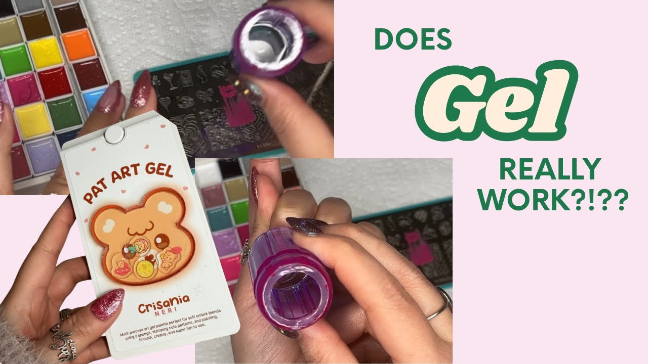 Can You Stamp With Gel?! Crisania Neri Haul & Pat Art Gel Review