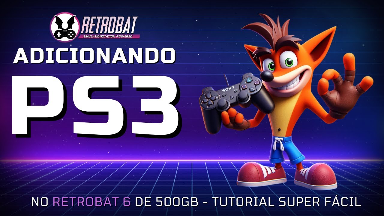Adicionando JOGOS de PS3 ao RETROBAT 6 -