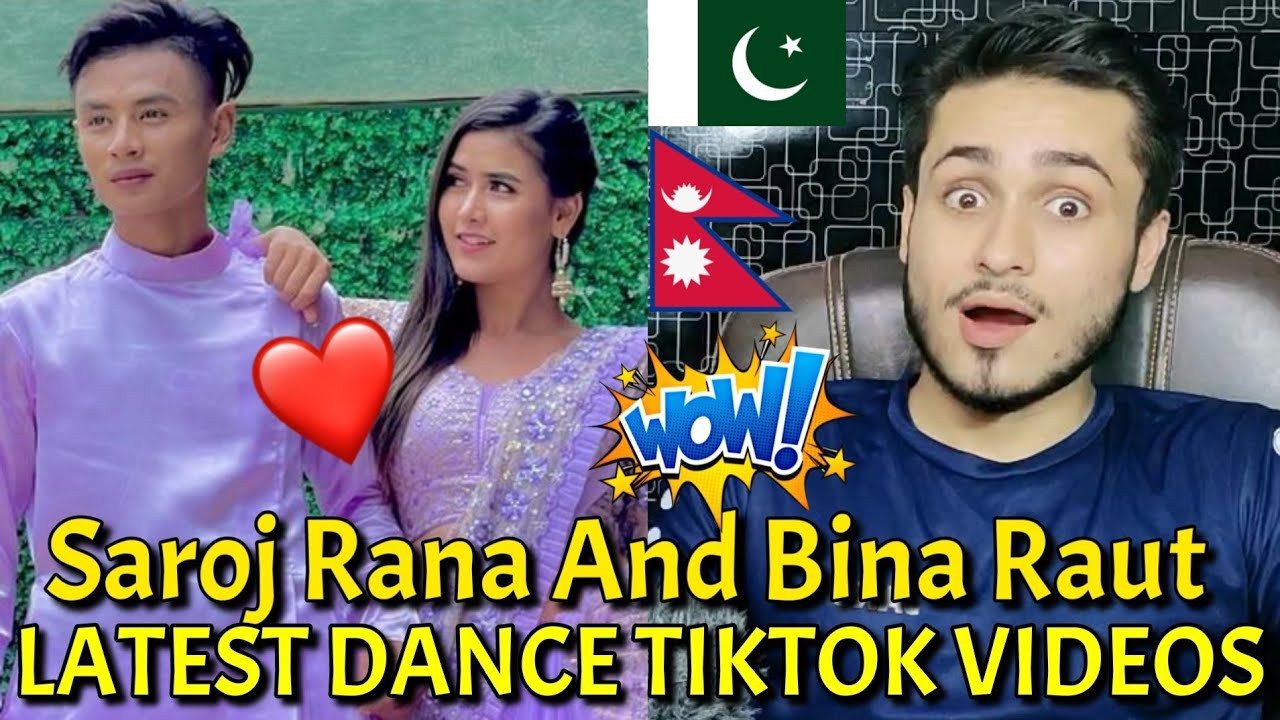 Pakistani React BINA RAUT And SAROJ RANA DANCE TIKTOK VIDEOS | Rk ReActions
