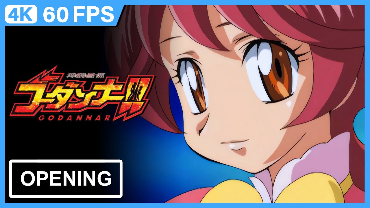 Shinkon Gattai Godannar!! Opening | Creditless | 4K 60FPS Remastered