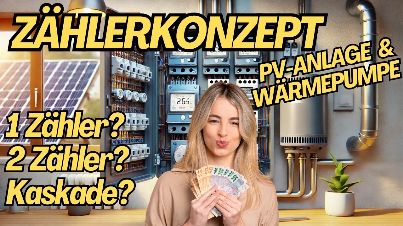 Das richtige Zählerkonzept: so nutzt du Photovoltaikanlage & Wärmepumpe optimal aus