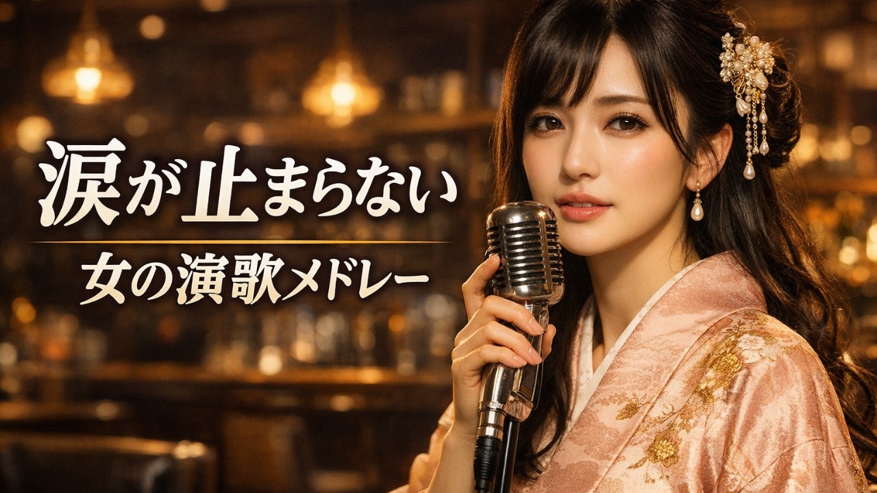 遅い恋と別れの余韻｜切なく響く女性演歌集