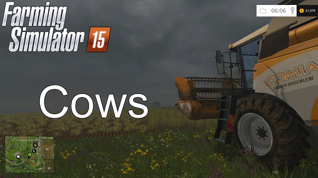 Учебное пособие по Farming Simulator '15: Коровы