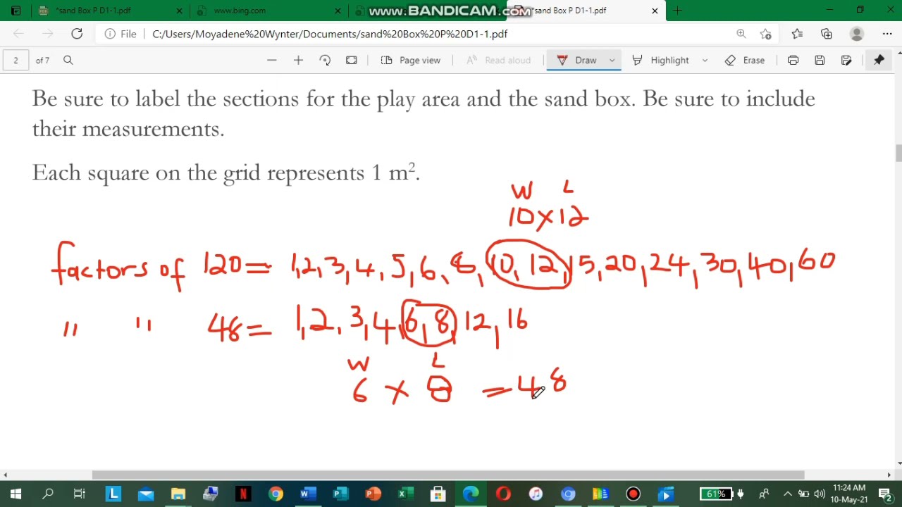 Mathematics Performance Task PEP Questions- Part 1