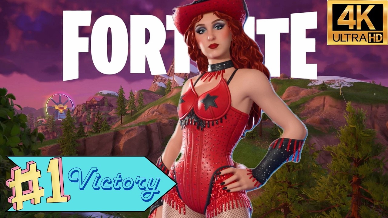 Fortnite Battle Royale #1 with Red Chappell Roan February 20th 2026 - Zero Build 4K