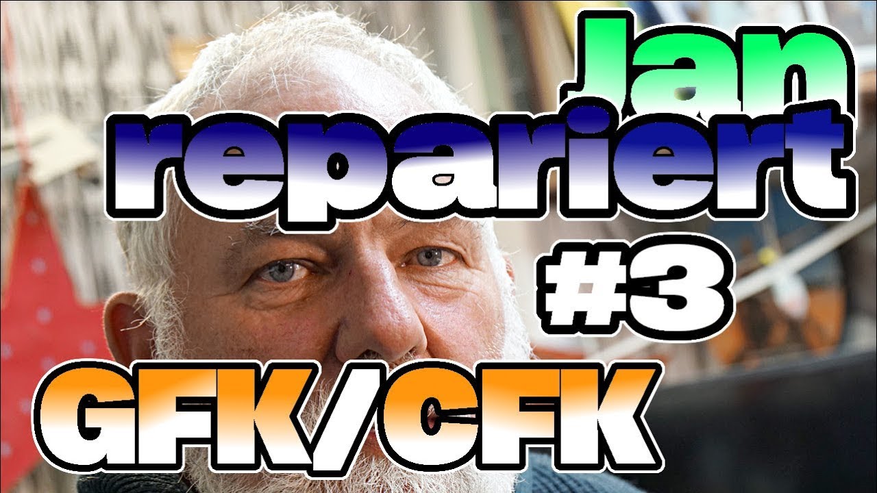 Jan-Henning repariert einen Rumpf mit GFK und CFK - Teil 3 - Schienen, Stabilisieren, Geschenkband