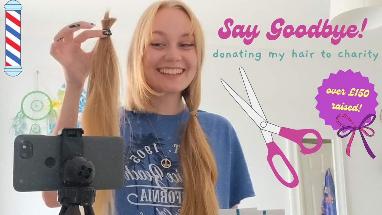 DONATING MY HAIR 💇‍♀️ fundraiser