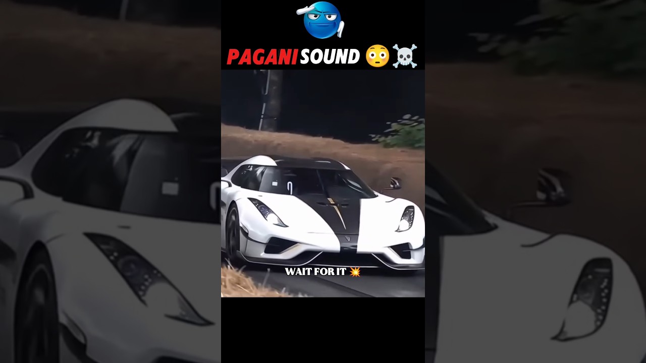 V12 SOUND 🥵 -  [ PAGANI EDIT ☠️] #cars #trollface #memes #ytshorts